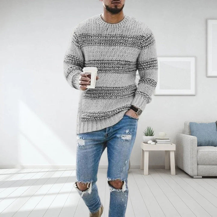 Cozy Knit Pullover for Him - Theo