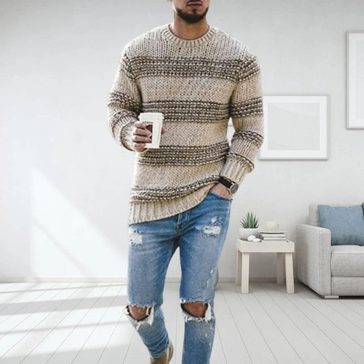 Cozy Knit Pullover for Him - Theo