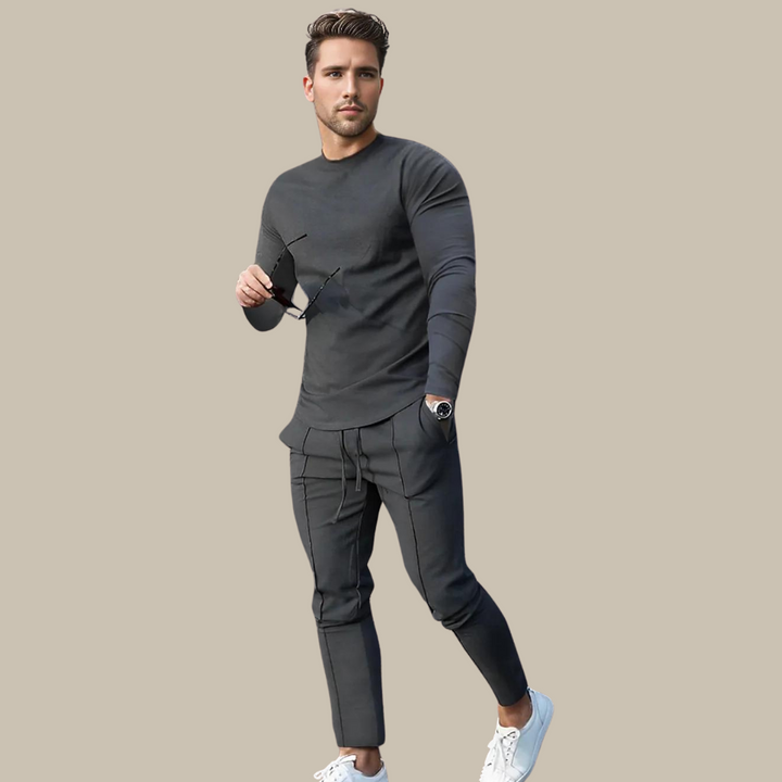 Trendy Dual-Piece Ensemble for Men - CityCurrent