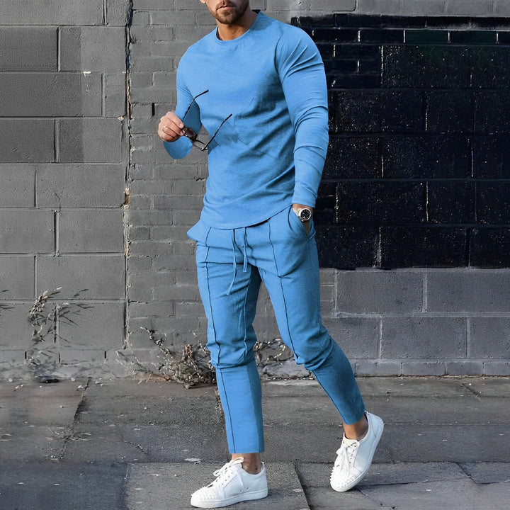 Trendy Dual-Piece Ensemble for Men - CityCurrent