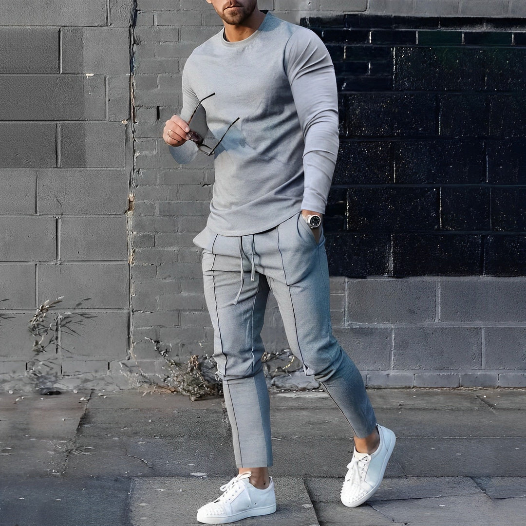 Trendy Dual-Piece Ensemble for Men - CityCurrent