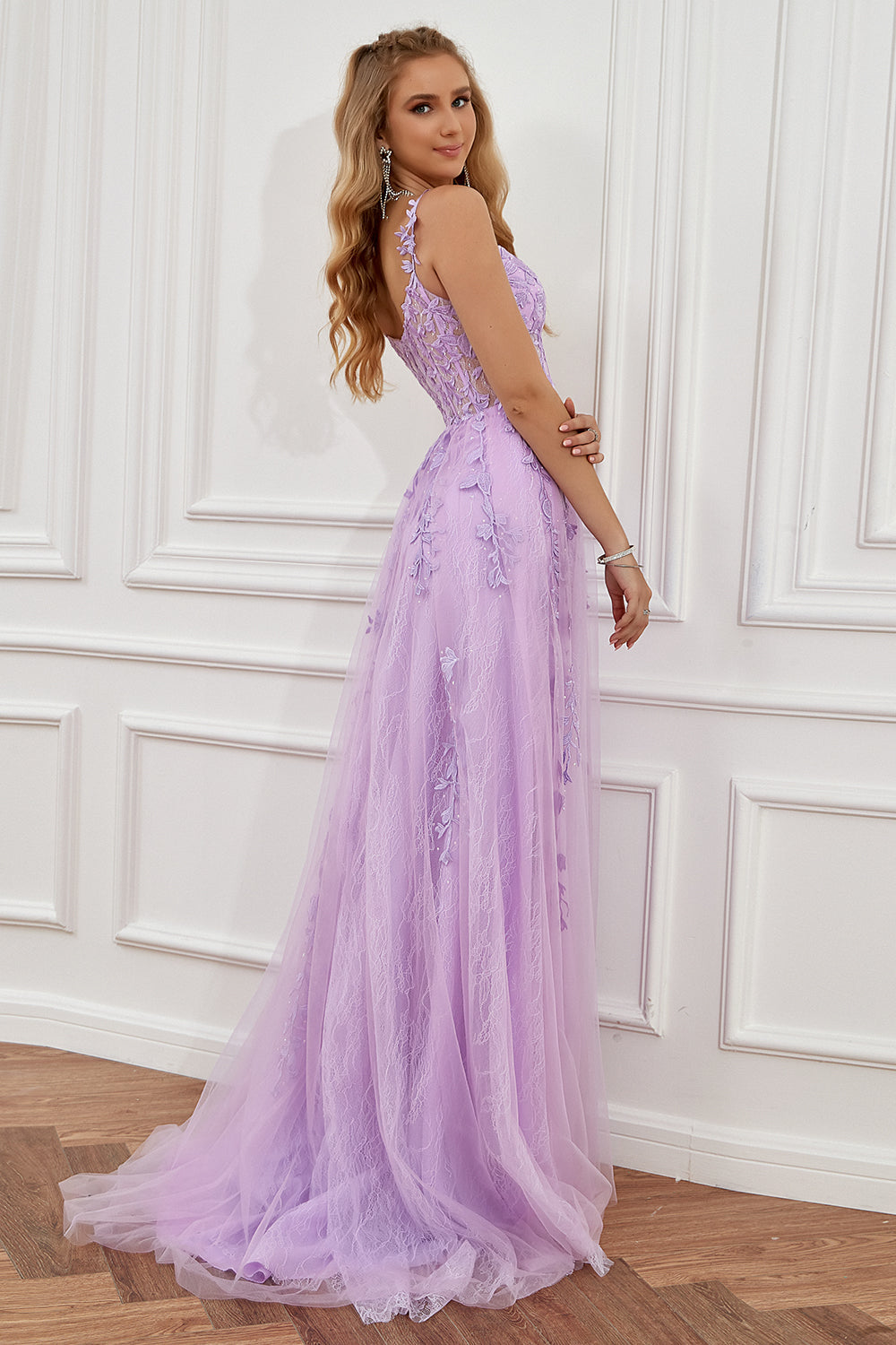 Elegant A-Line Evening Dress - Amelia