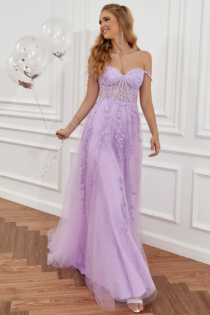Elegant A-Line Evening Dress - Amelia