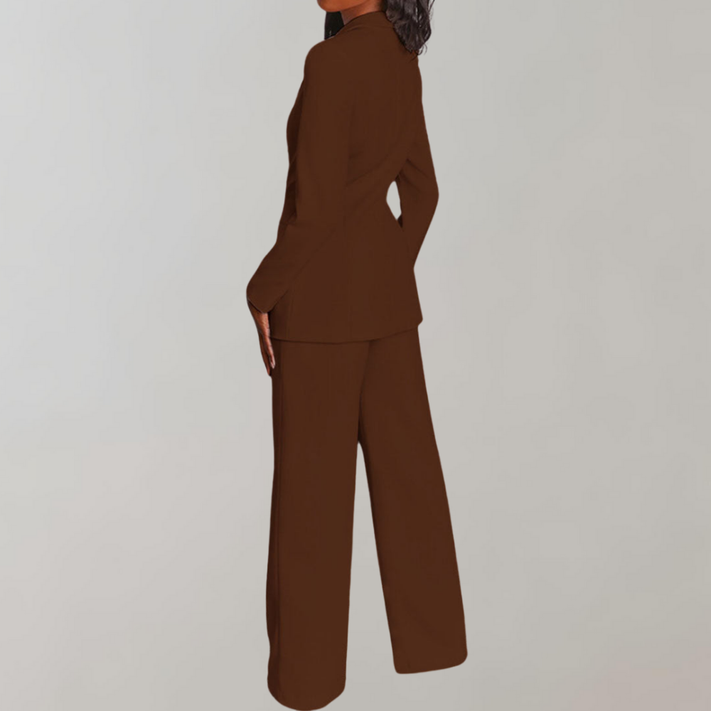 Chic Blazer and Trouser Ensemble - Ava