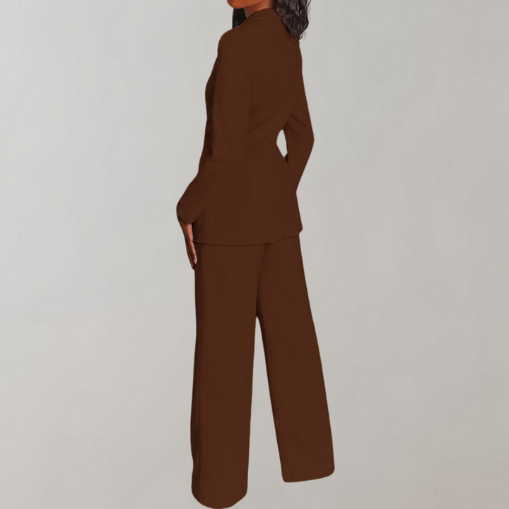 Chic Blazer and Trouser Ensemble - Ava