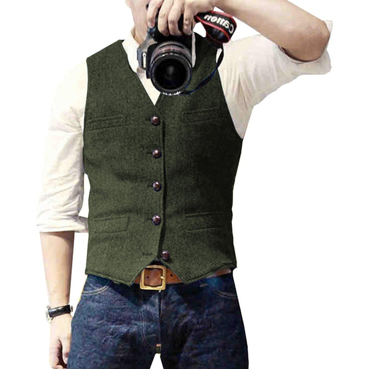 Trendy Jean Waistcoat for Him - Carter