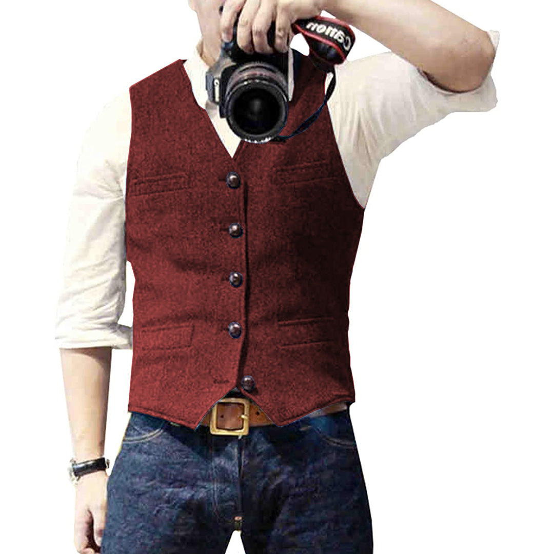 Trendy Jean Waistcoat for Him - Carter