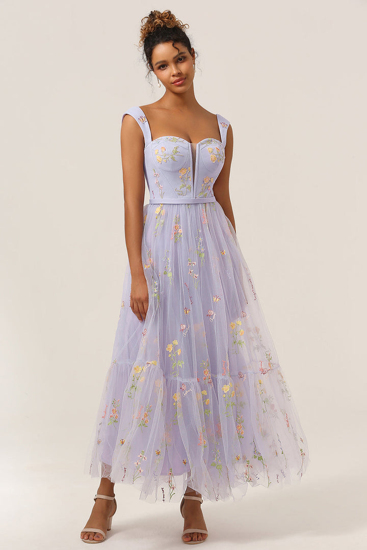 Elegant Embroidered A-Line Ball Gown - Isabelle