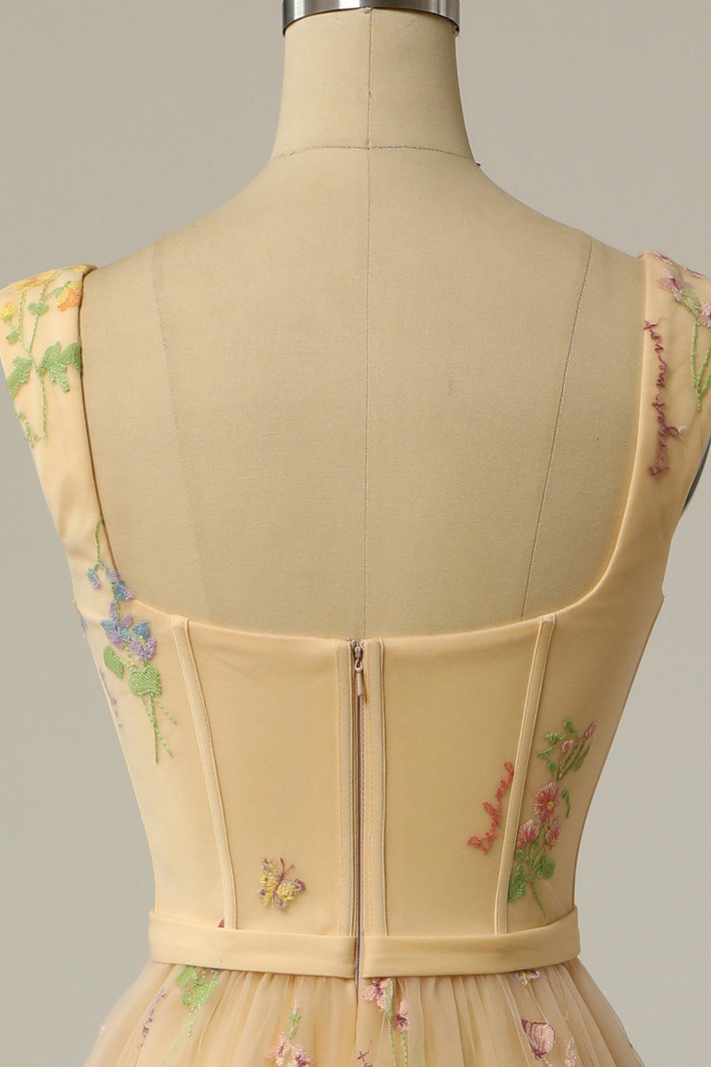 Elegant Embroidered A-Line Ball Gown - Isabelle