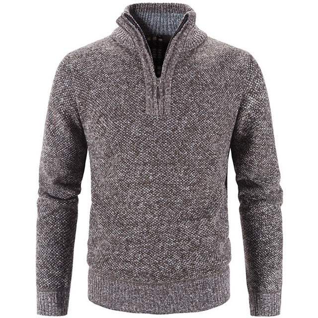 Contemporary Men's Zip-Up Pullover - PeakGear