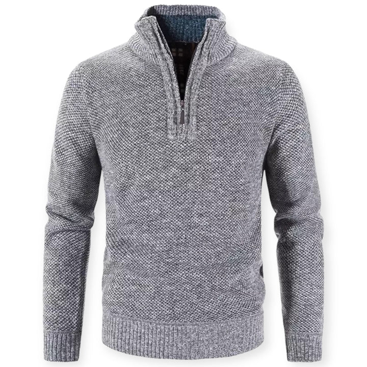 Contemporary Men's Zip-Up Pullover - PeakGear