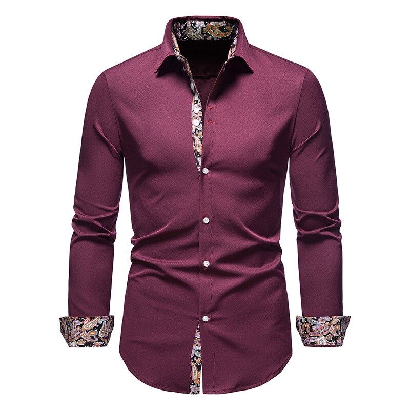 Trendy Button-Up Shirt for Men - Ethan