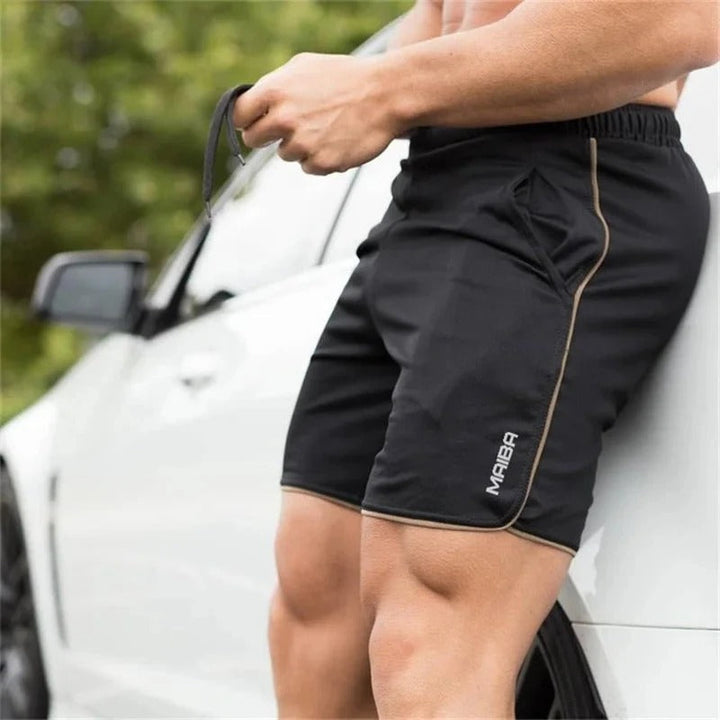 Men's Fitted Swim Trunks Crafted from Stretchy Material - Marco