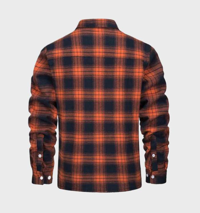 Classic Retro Plaid Jacket for Men - Ethan