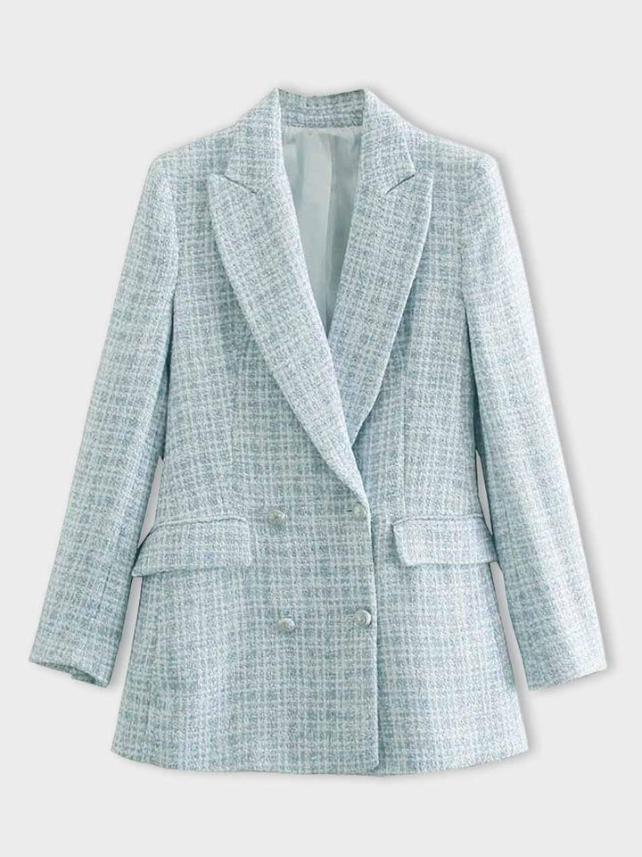 Chic Sky Blue Blazer for Women - Sophia