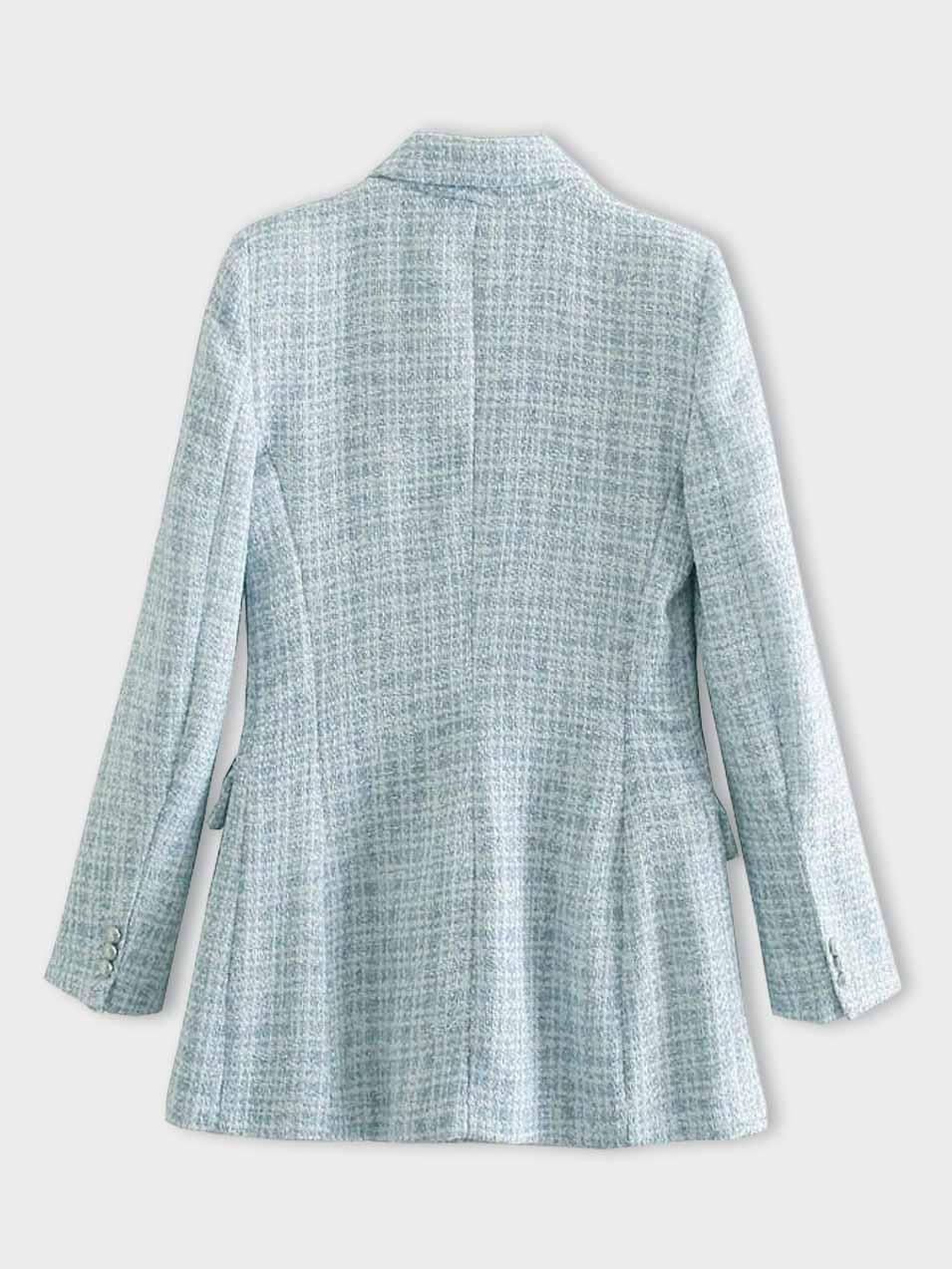 Chic Sky Blue Blazer for Women - Sophia