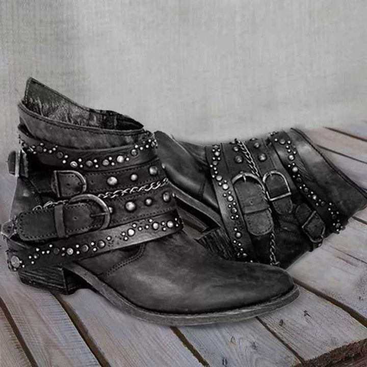 Classic Woman's Slip-On Ankle Boots - Bella