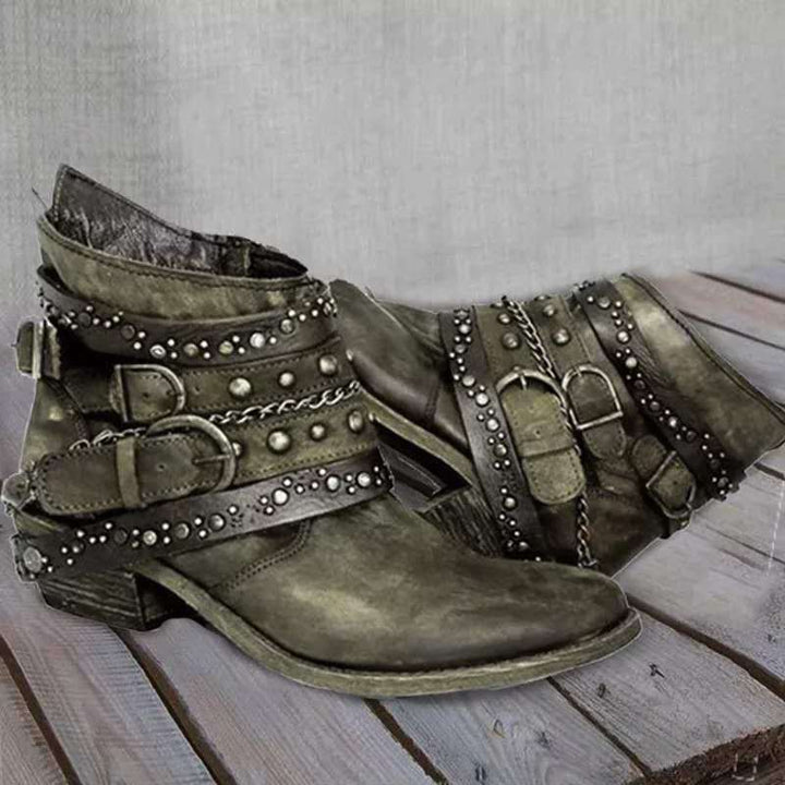 Classic Woman's Slip-On Ankle Boots - Bella