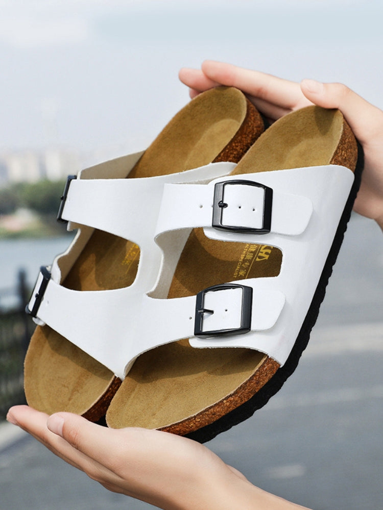 Caden Suede Flat Sandals for Him