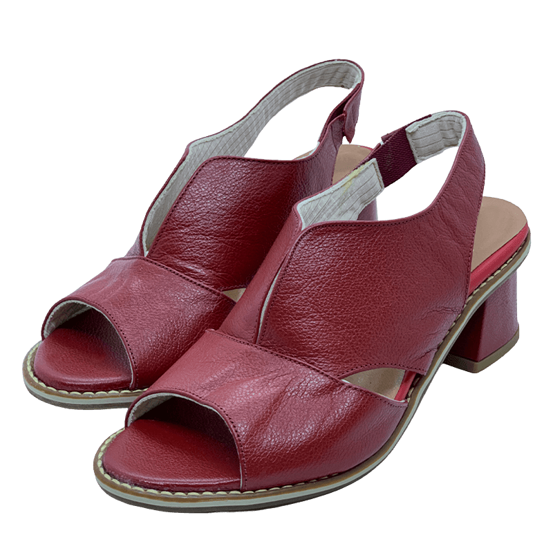 Selina Comfort Heeled Leather Sandals for Women