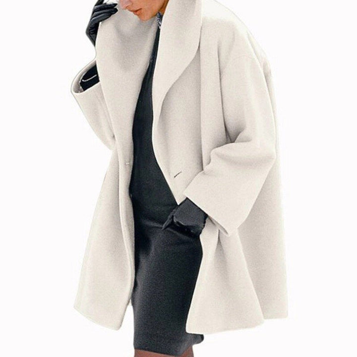 Chic Wool Overcoat for Women - Isabella