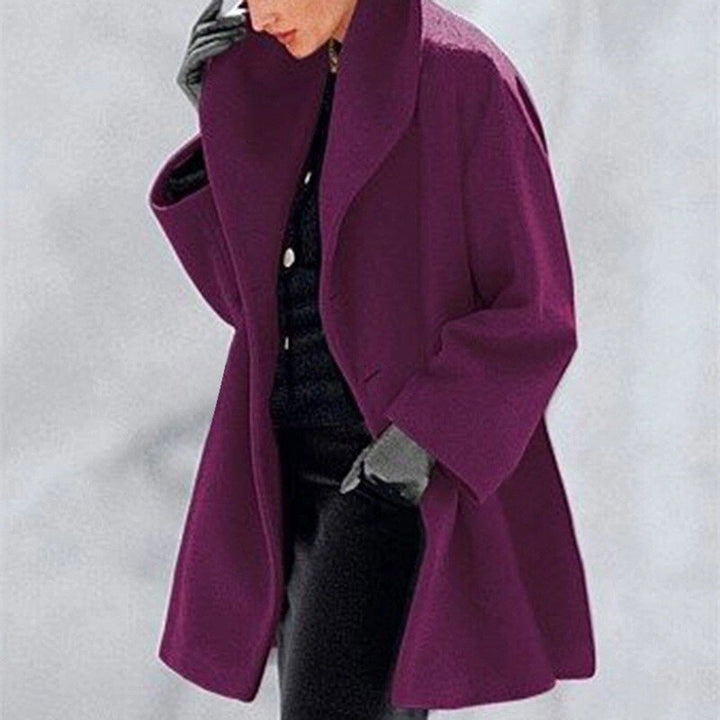 Chic Wool Overcoat for Women - Isabella