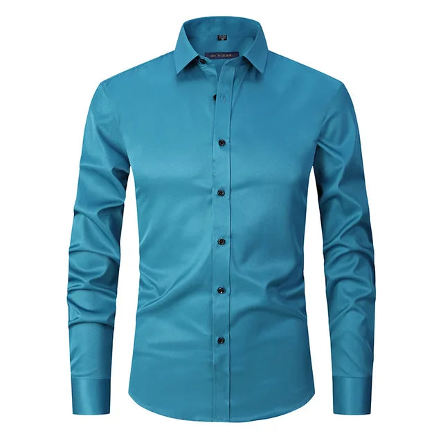 Noah's Smooth-Fit Stretch Dress Shirt for Men