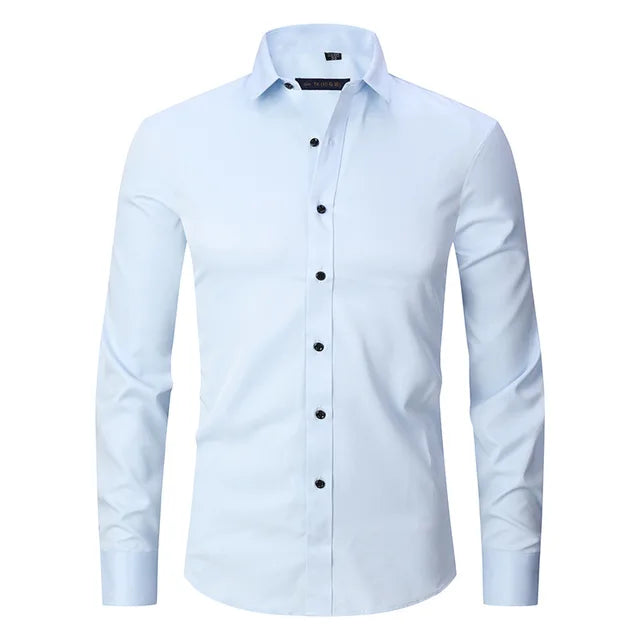 Noah's Smooth-Fit Stretch Dress Shirt for Men