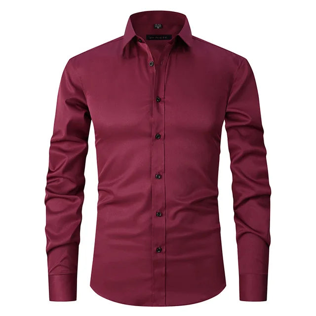 Noah's Smooth-Fit Stretch Dress Shirt for Men