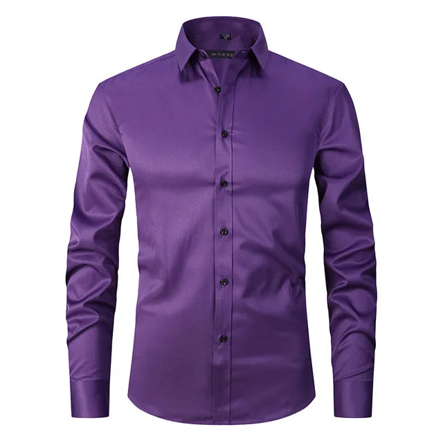 Noah's Smooth-Fit Stretch Dress Shirt for Men